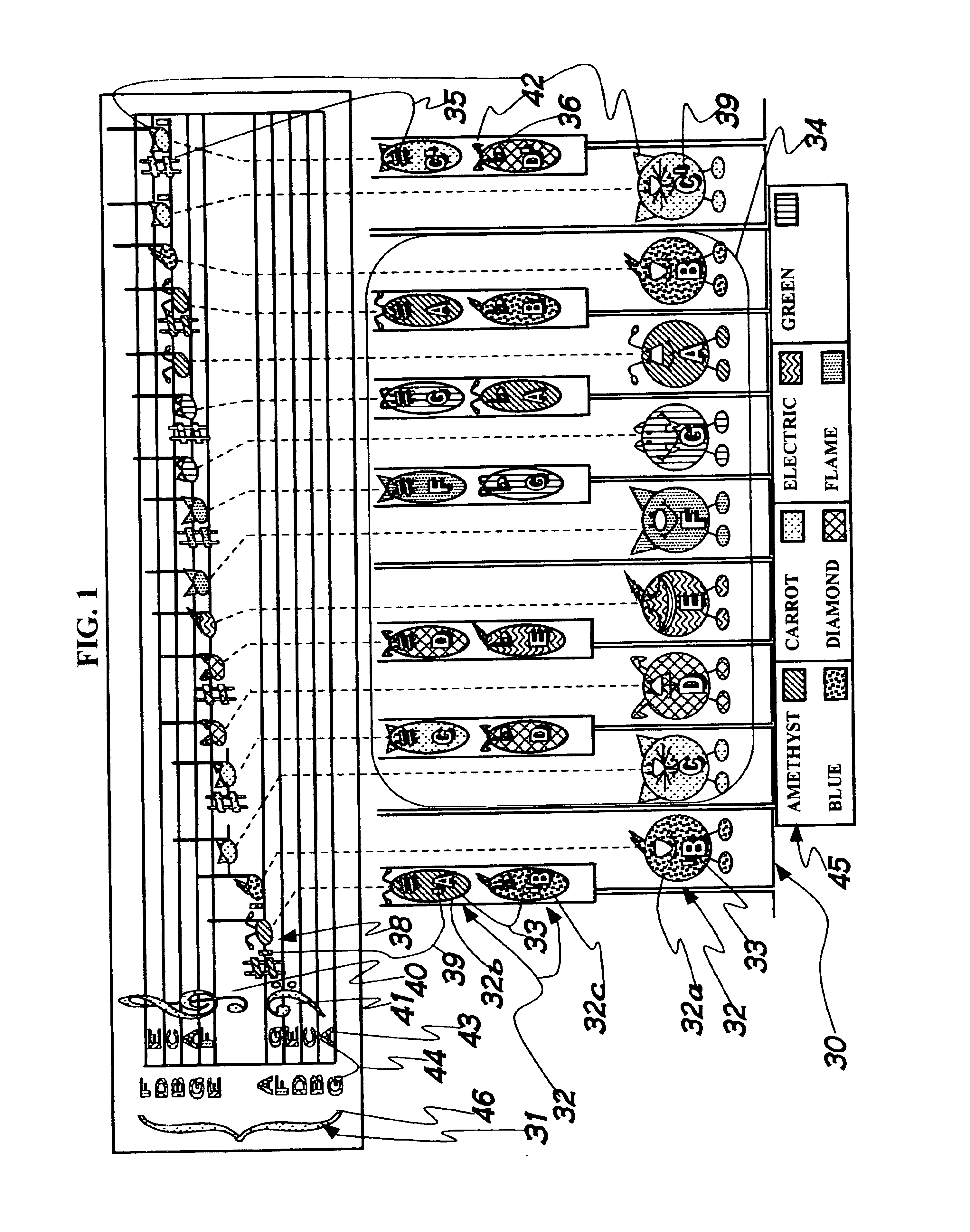 Music teaching system and method