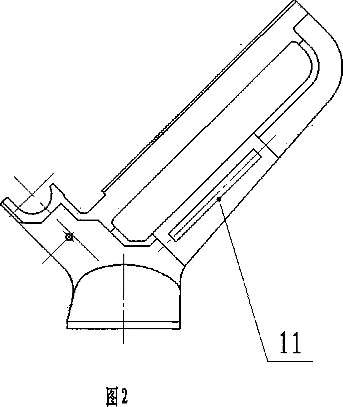 Tensioning device for spinning machine lower leather collar