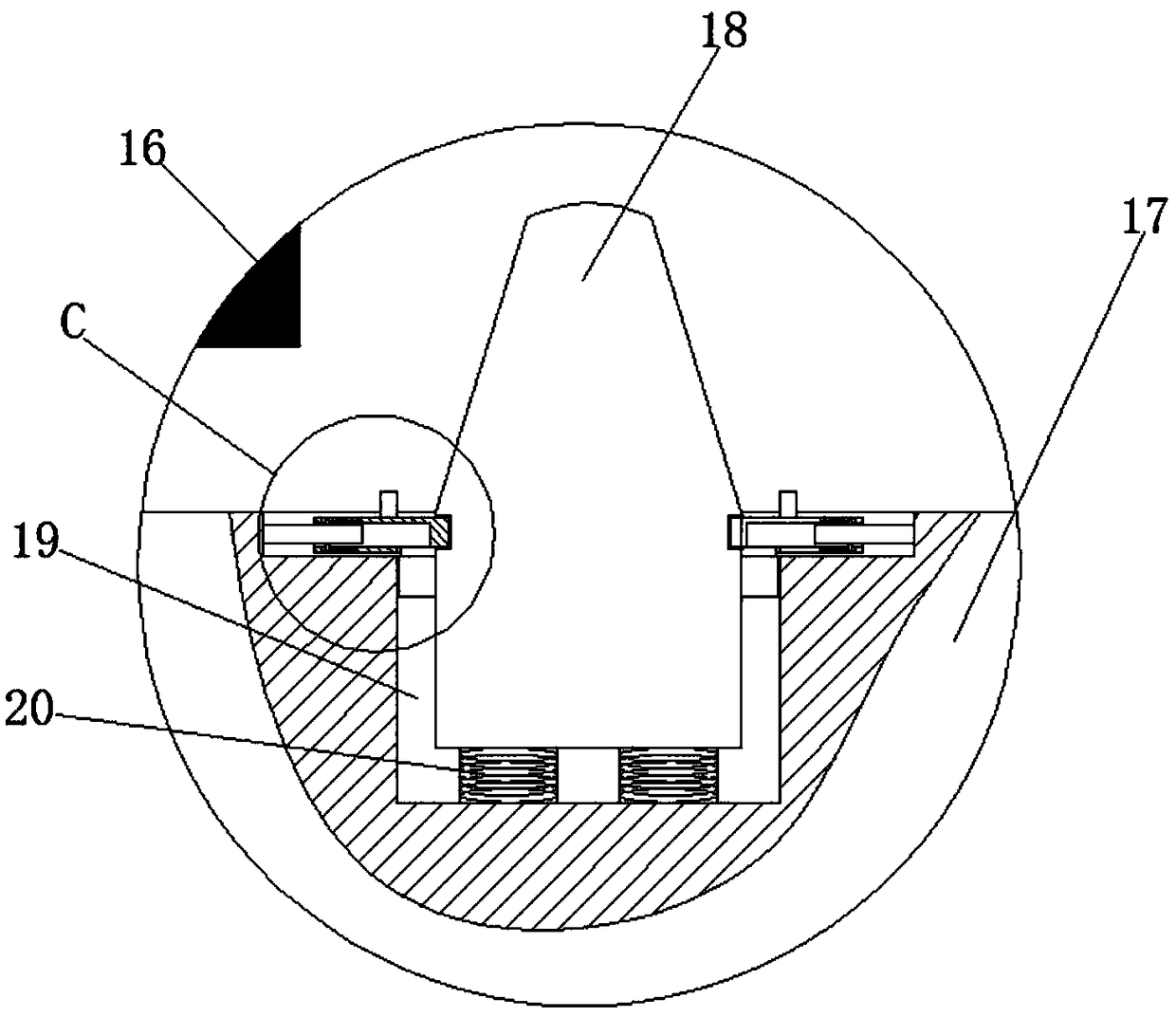 Flour-milling machine for grain processing