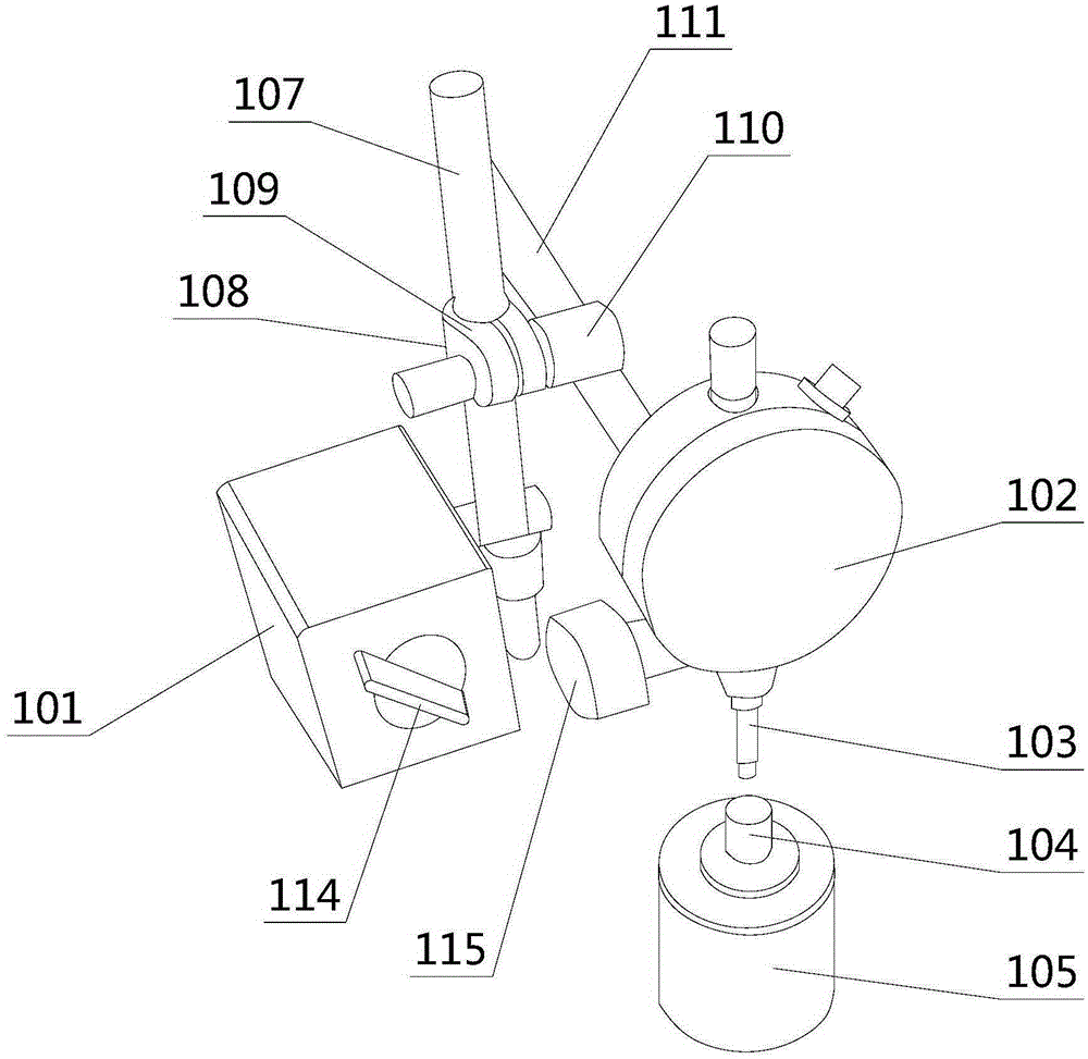 Pressure testing device of tappet body