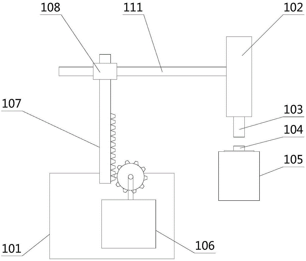 Pressure testing device of tappet body