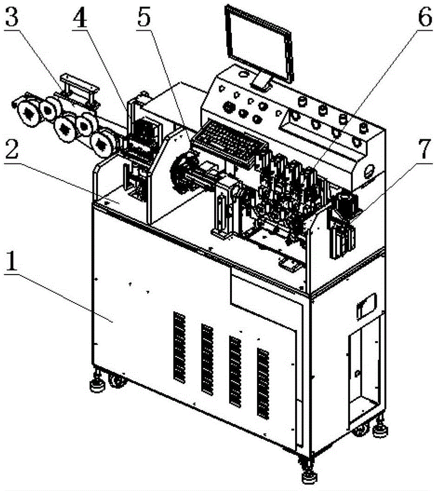 Multifunctional full-automatic rapid wire-stripping machine