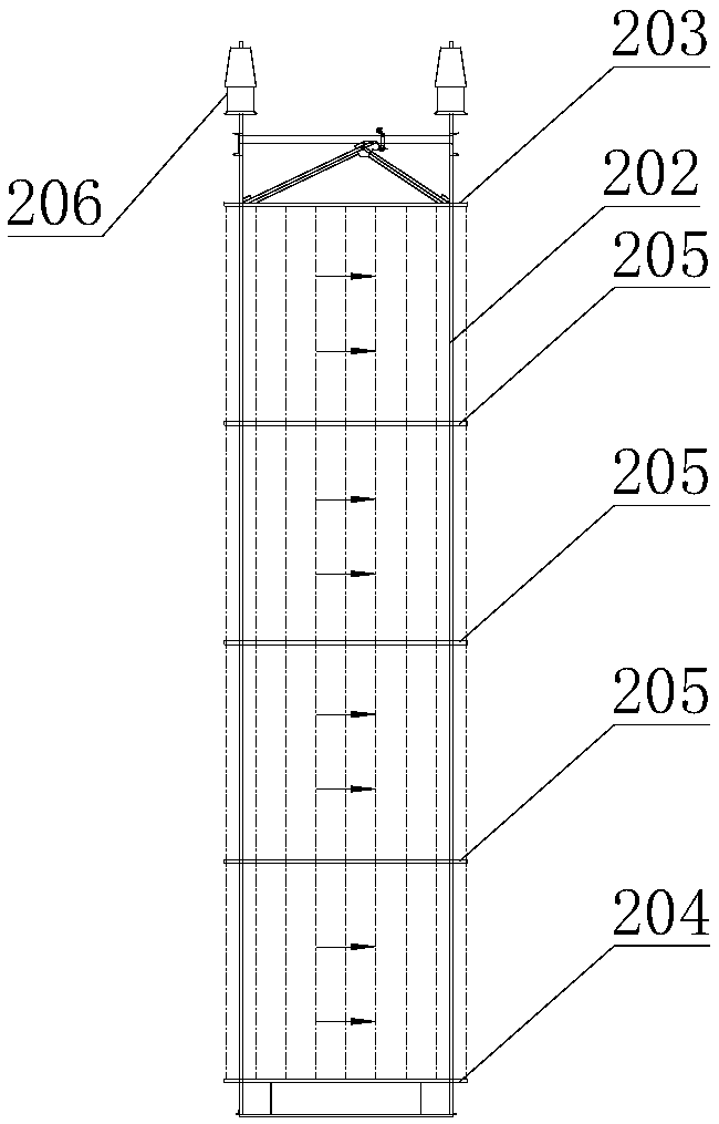 Efficient energy-saving type electric dust removing device