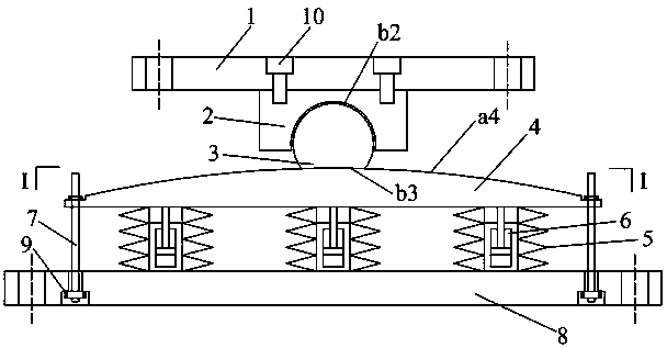 A horizontal negative stiffness device with vertical shock absorption function