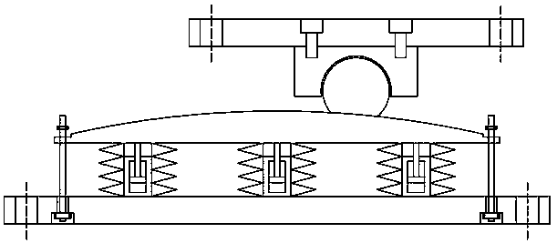 A horizontal negative stiffness device with vertical shock absorption function