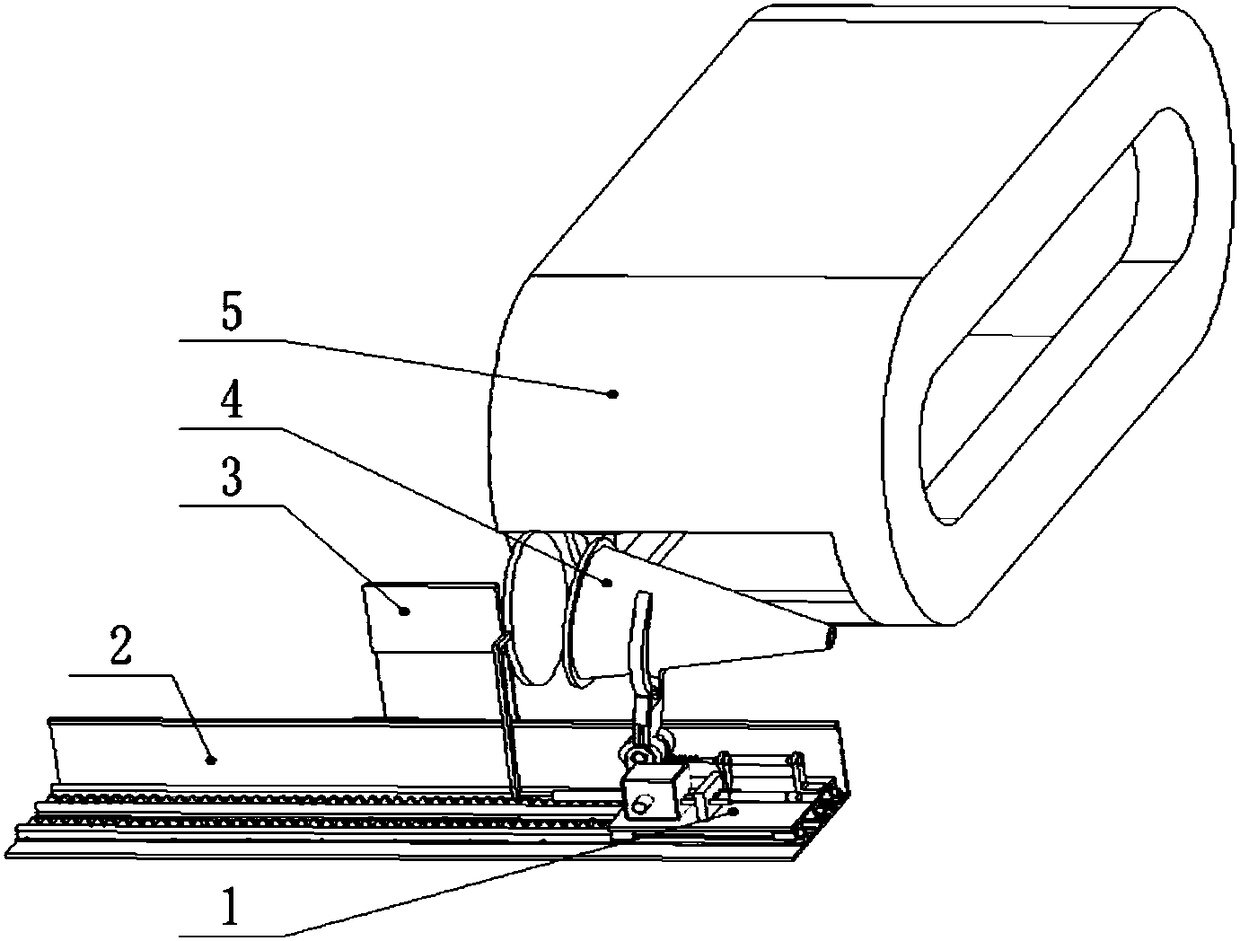 Automatic setting and reclaiming device of traffic cones