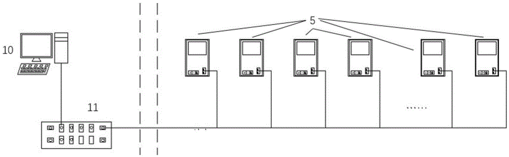 Cooling system temperature and pressure difference detecting and monitoring system