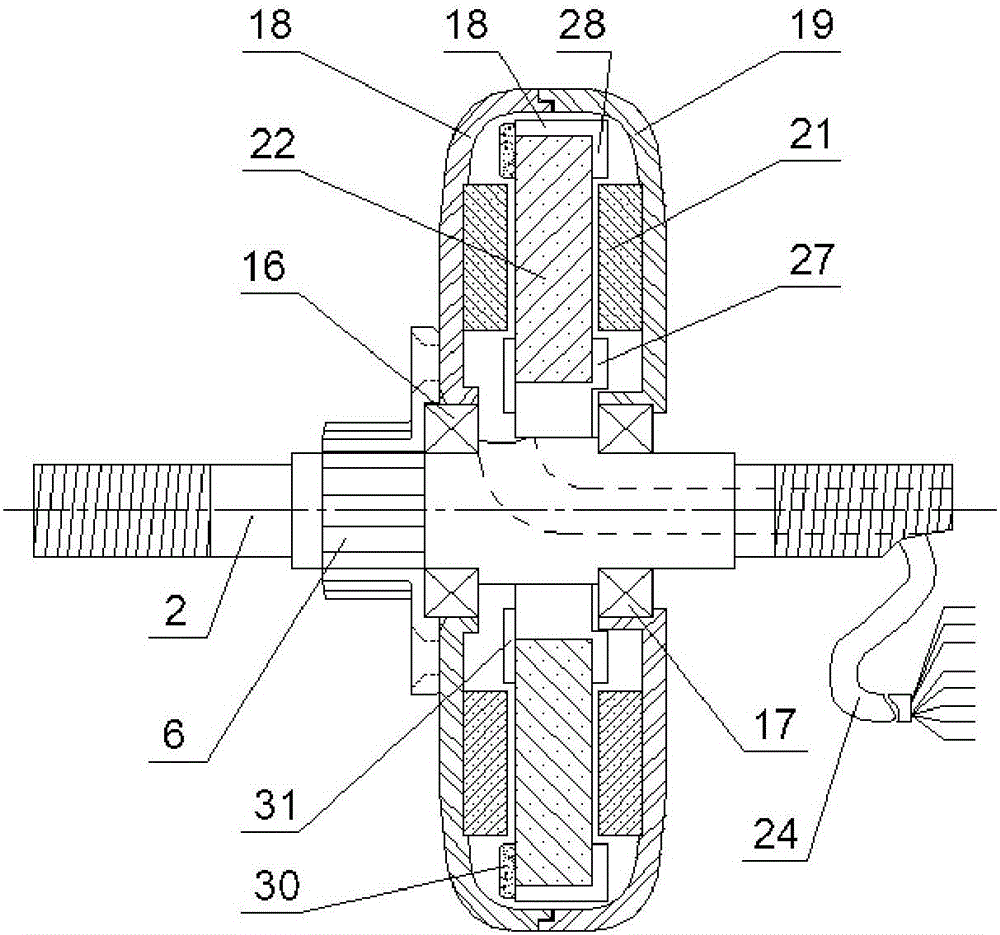 Energy-saving type electric bicycle hub motor