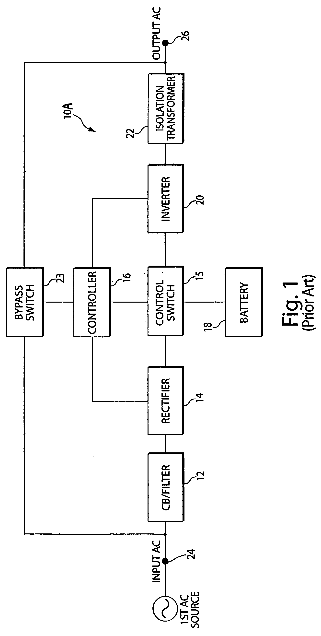 Method and apparatus for providing uninterruptible power