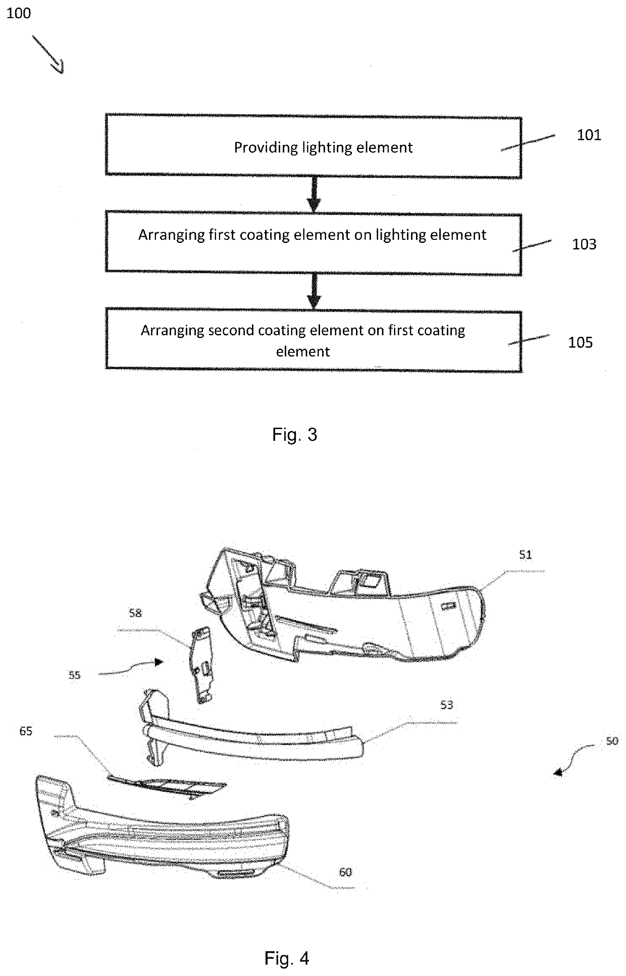 Method for producing a blinker module, blinker module, rear-view device, and motor vehicle