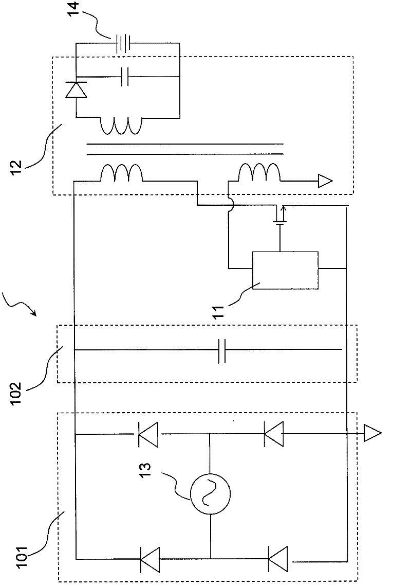 Device and method for an intermittent load