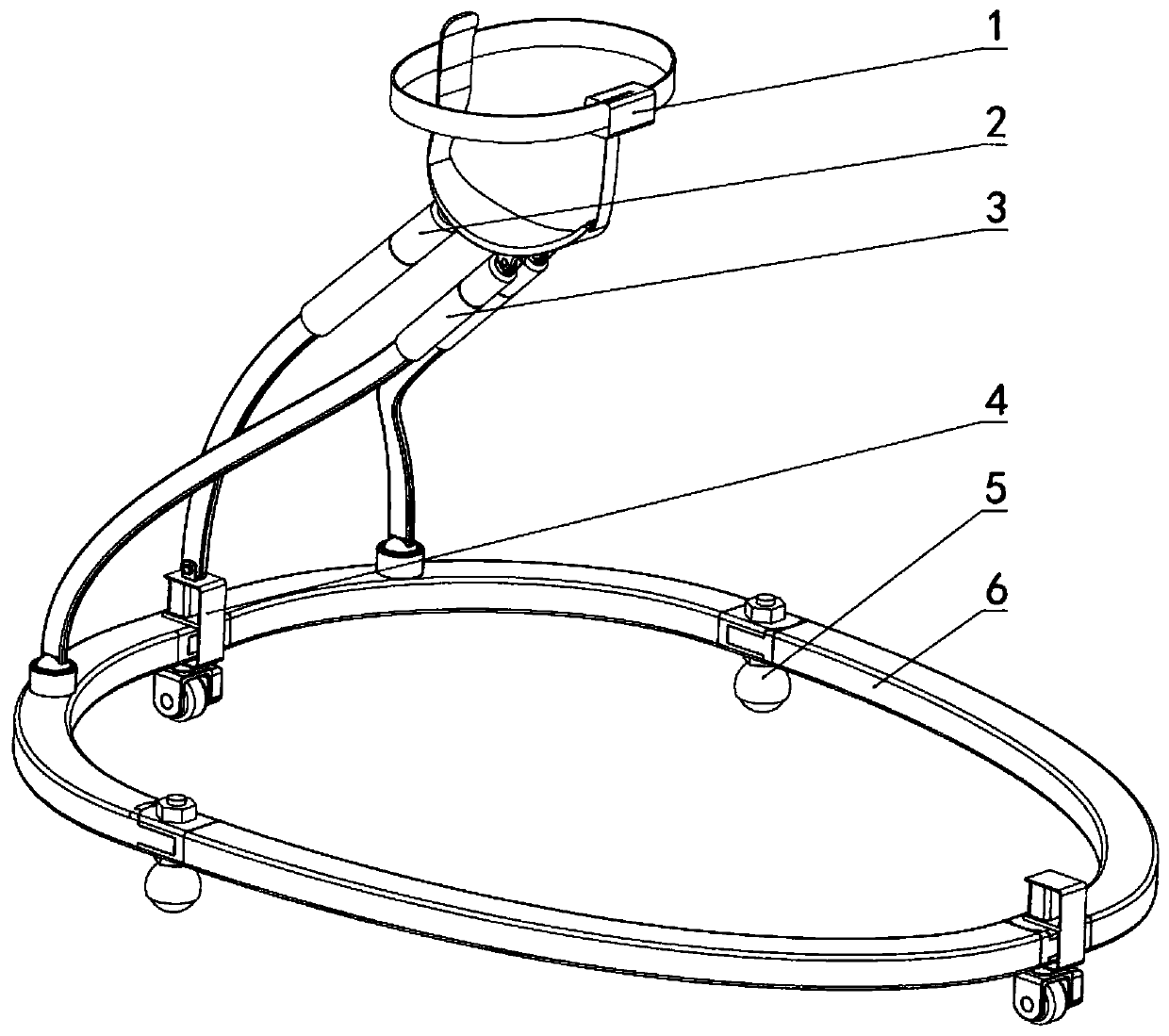 Walking aid parallel robot