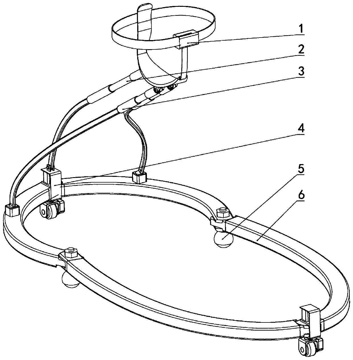 Walking aid parallel robot