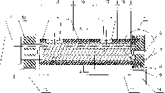 Seven planet screw combination device and method for plastifing, exhausting and extruding