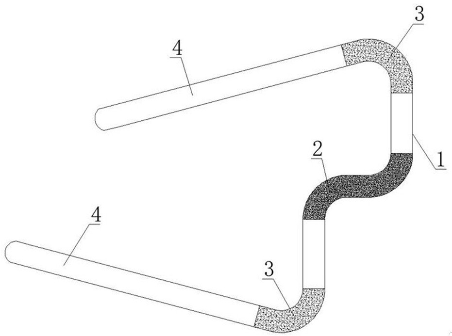 A kind of calcaneus stepped steel plate