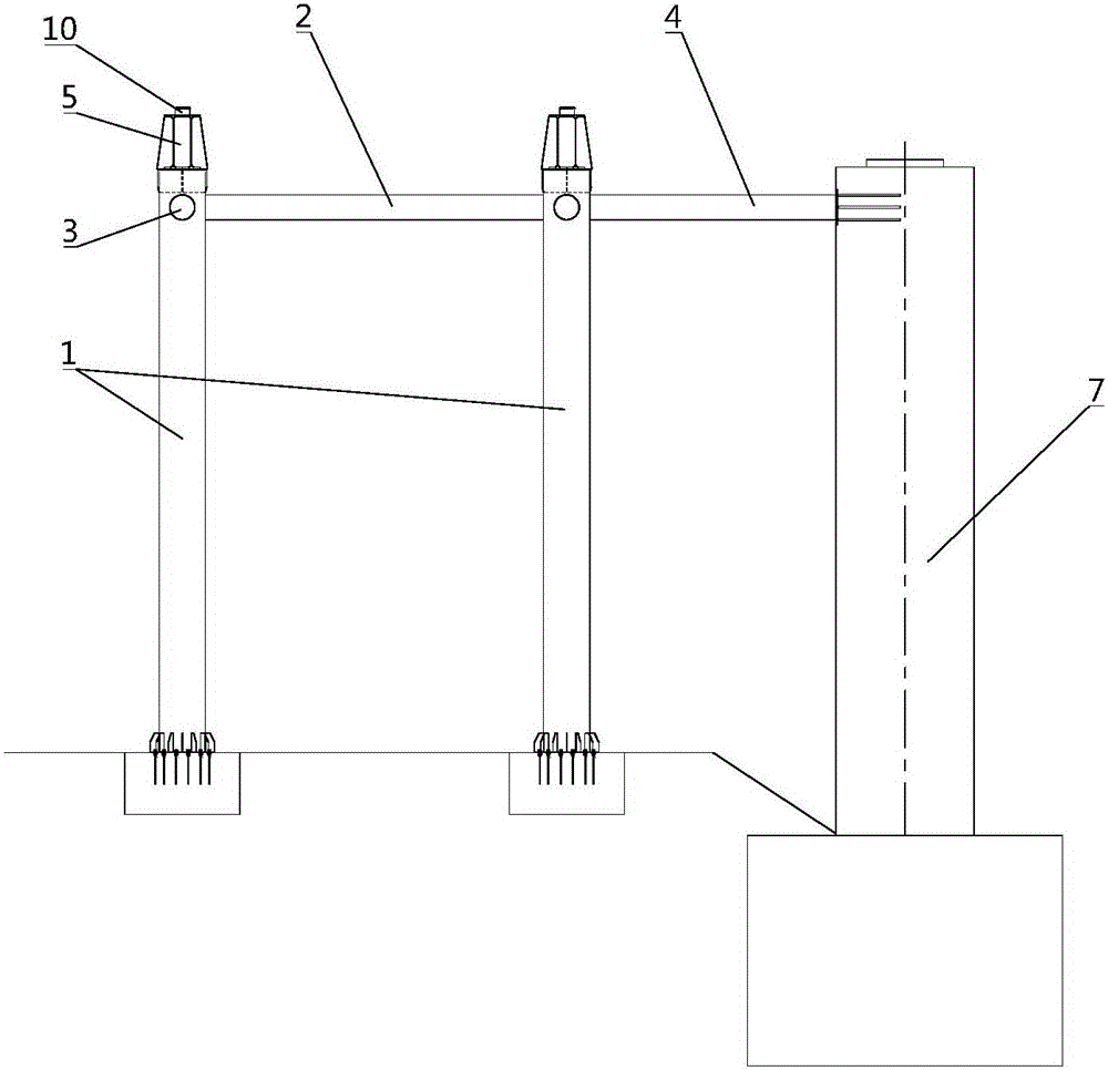 Main beam side-span closure construction method for bond beam cable-stayed bridge