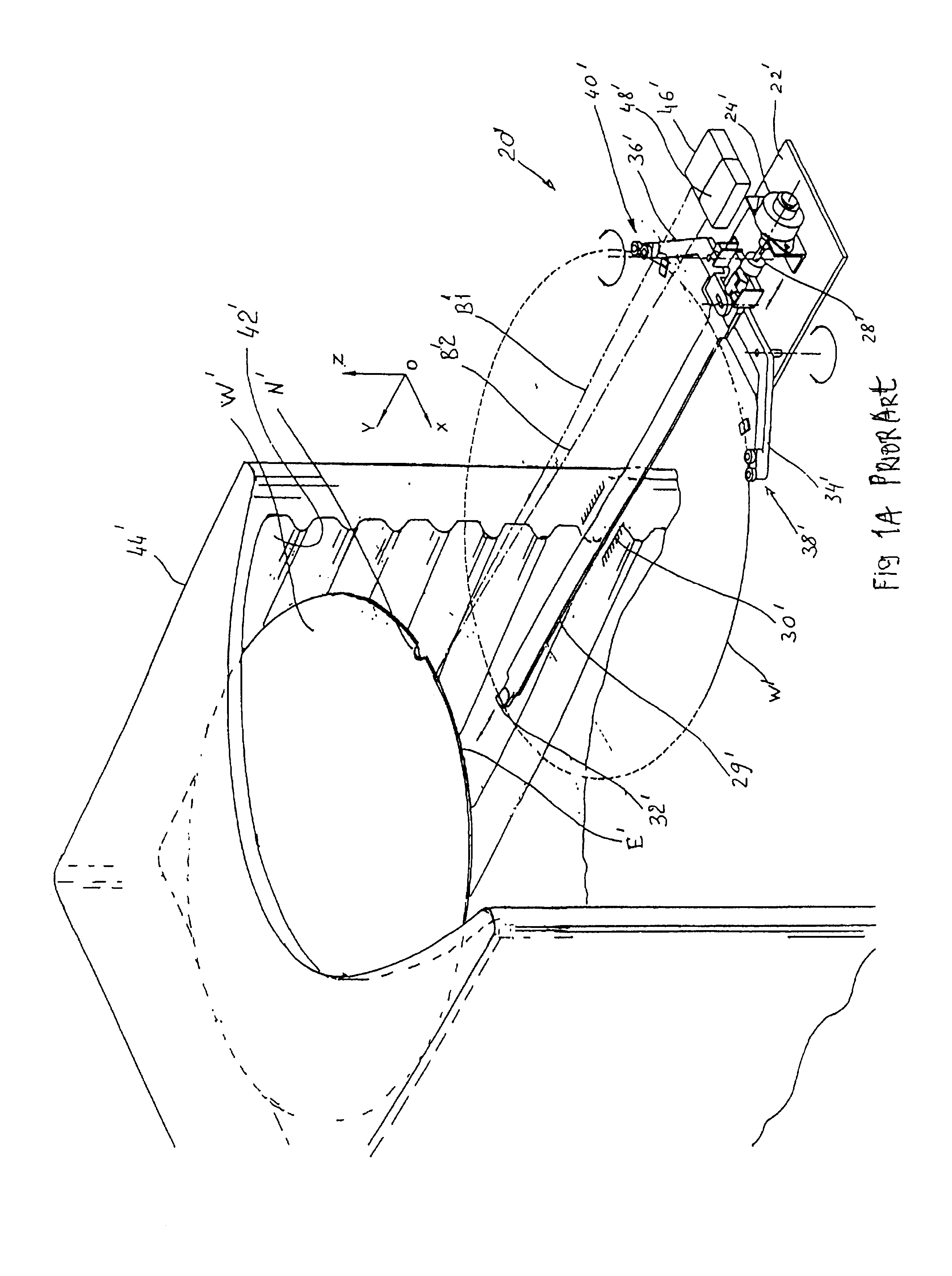 Mapping sensor system for detecting positions of flat objects