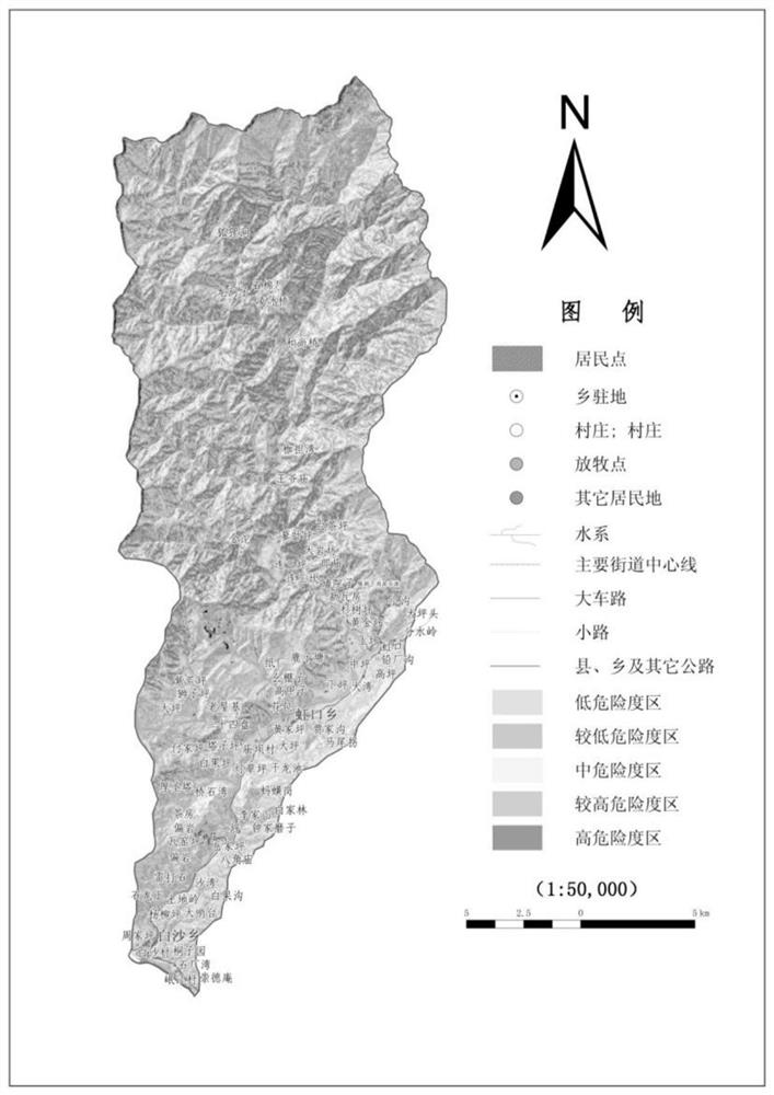 Method for early recognition of small watershed geological disaster hidden danger points