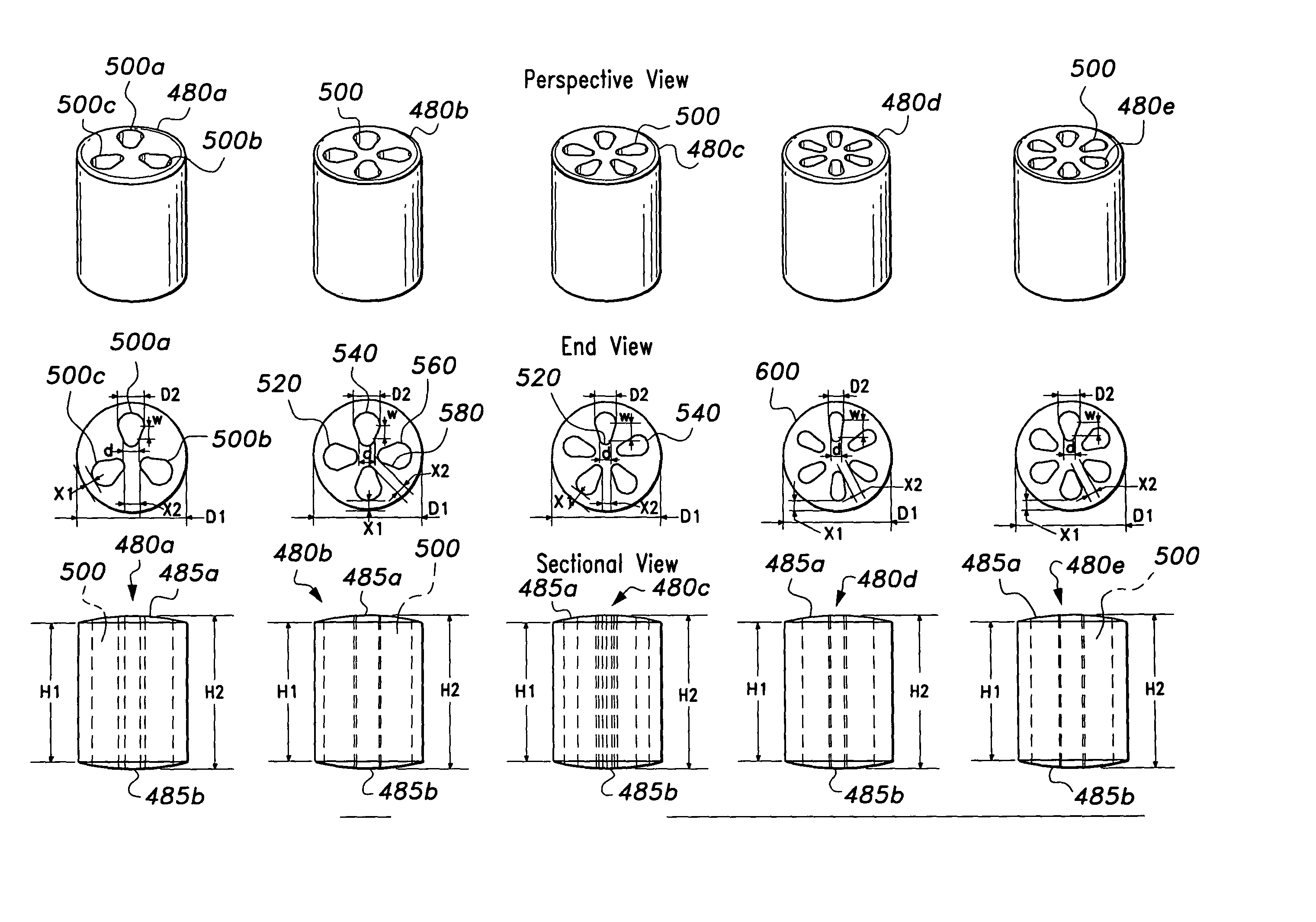 Heterogeneous gaseous chemical reactor catalyst