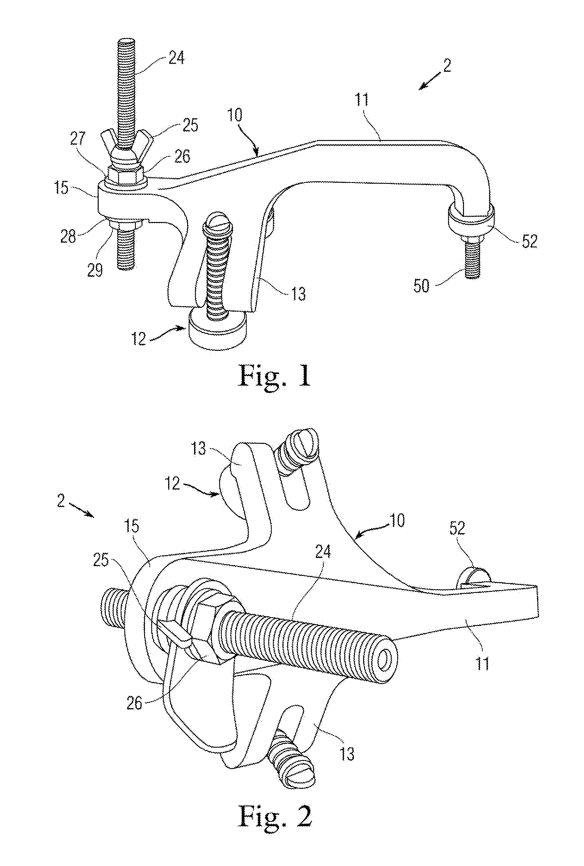 Grounding device for welders