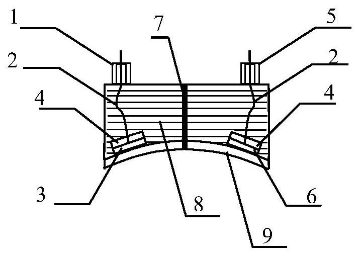 Method for detecting hydrogen damage of material through ultrasonic circumferential guided wave sound velocity