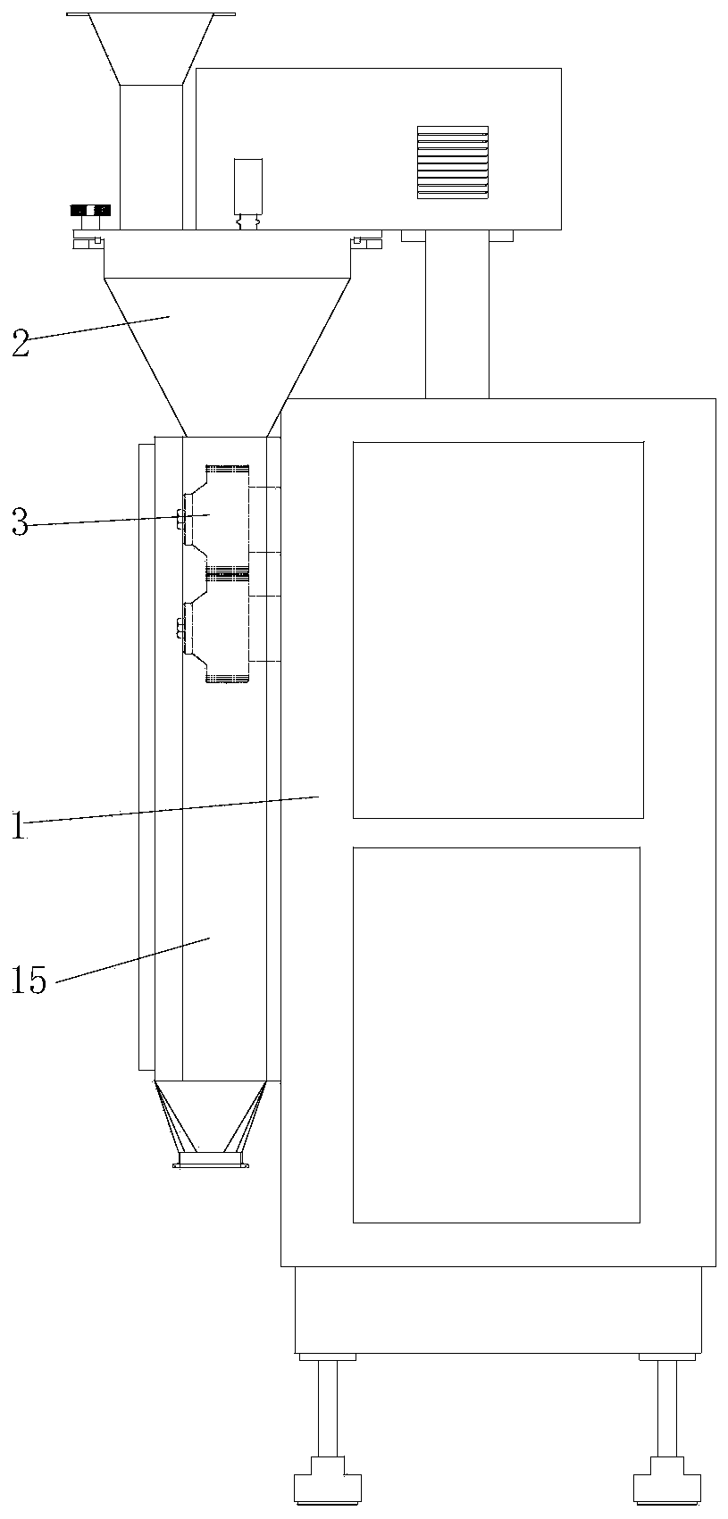 External dry type granulator