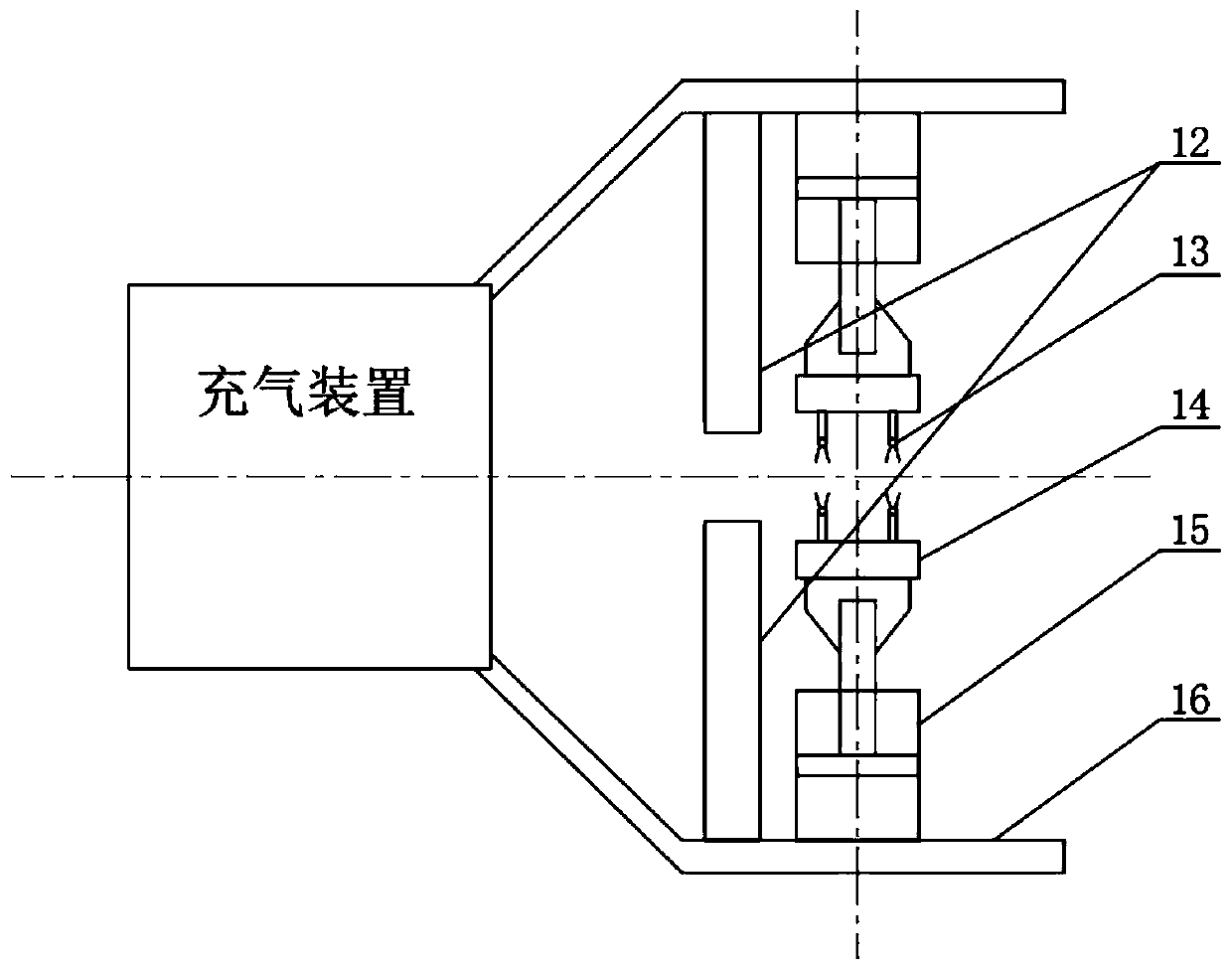 Plastic bag constant-volume air inflation method