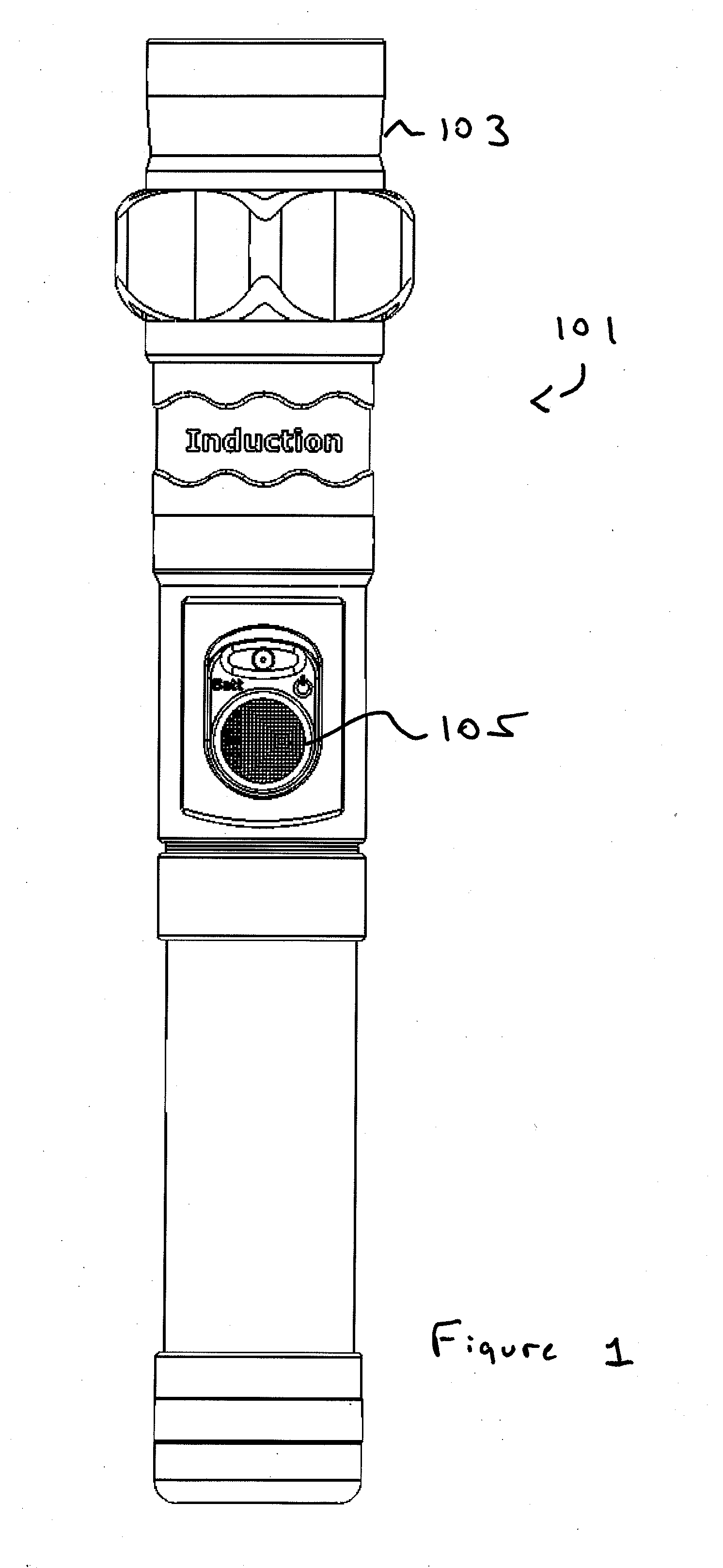 Inductive Flashlight Charging System with Concentric Coils