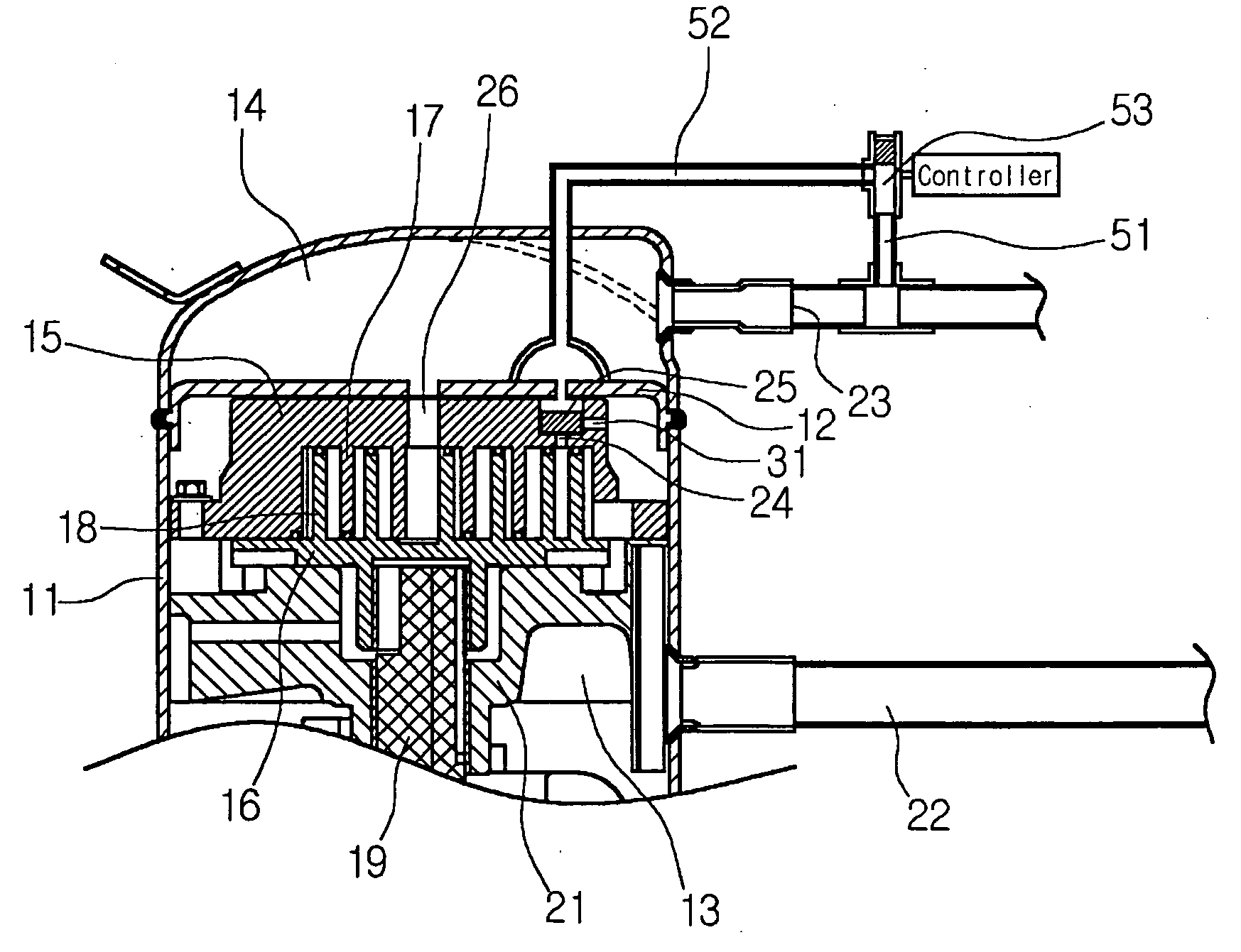 Variable capacity scroll compressor