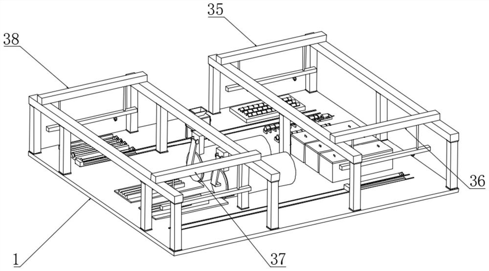 Automatic production line for high-strength and high-performance concrete pipe piles