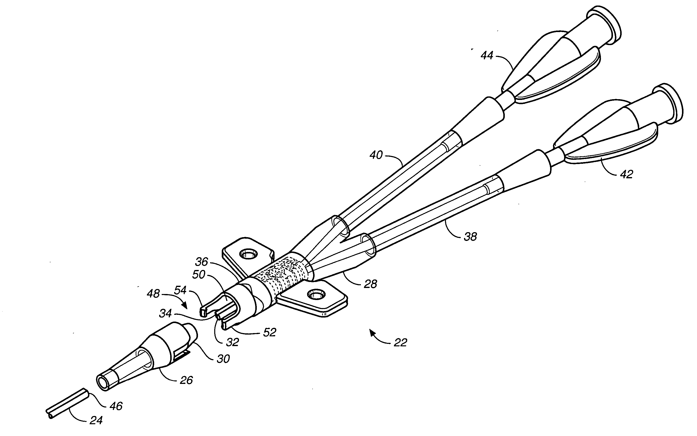 Catheter connector system