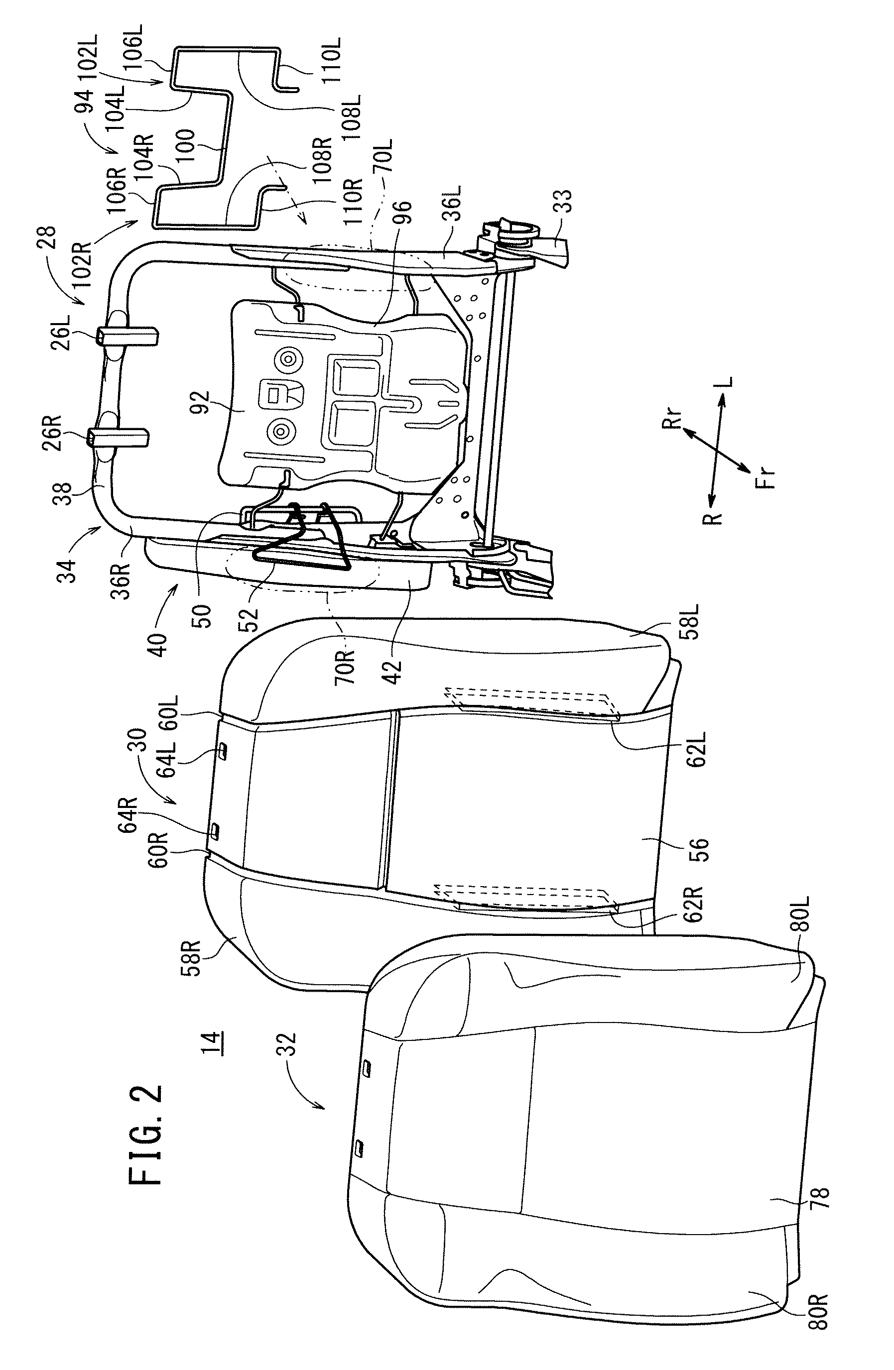 Vehicle seat devices