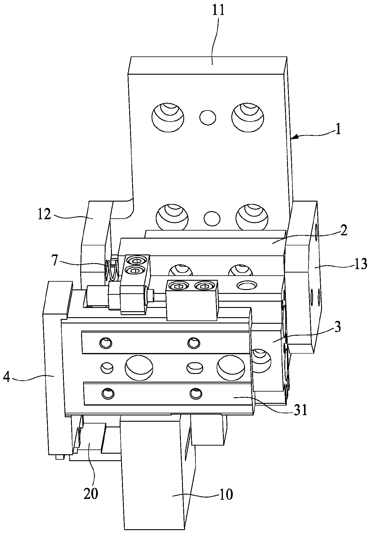 A device for realizing benchmark self-adaptive function