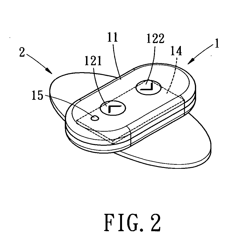 Electrical impulse apparatus for facial massage