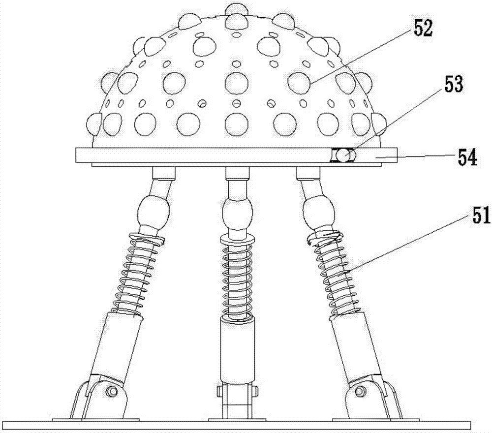 An armpit healthcare massage actuator