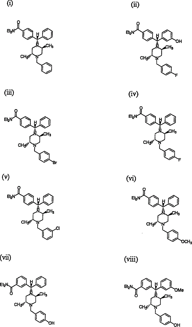 Method of treating depression with delta receptor agonist compounds