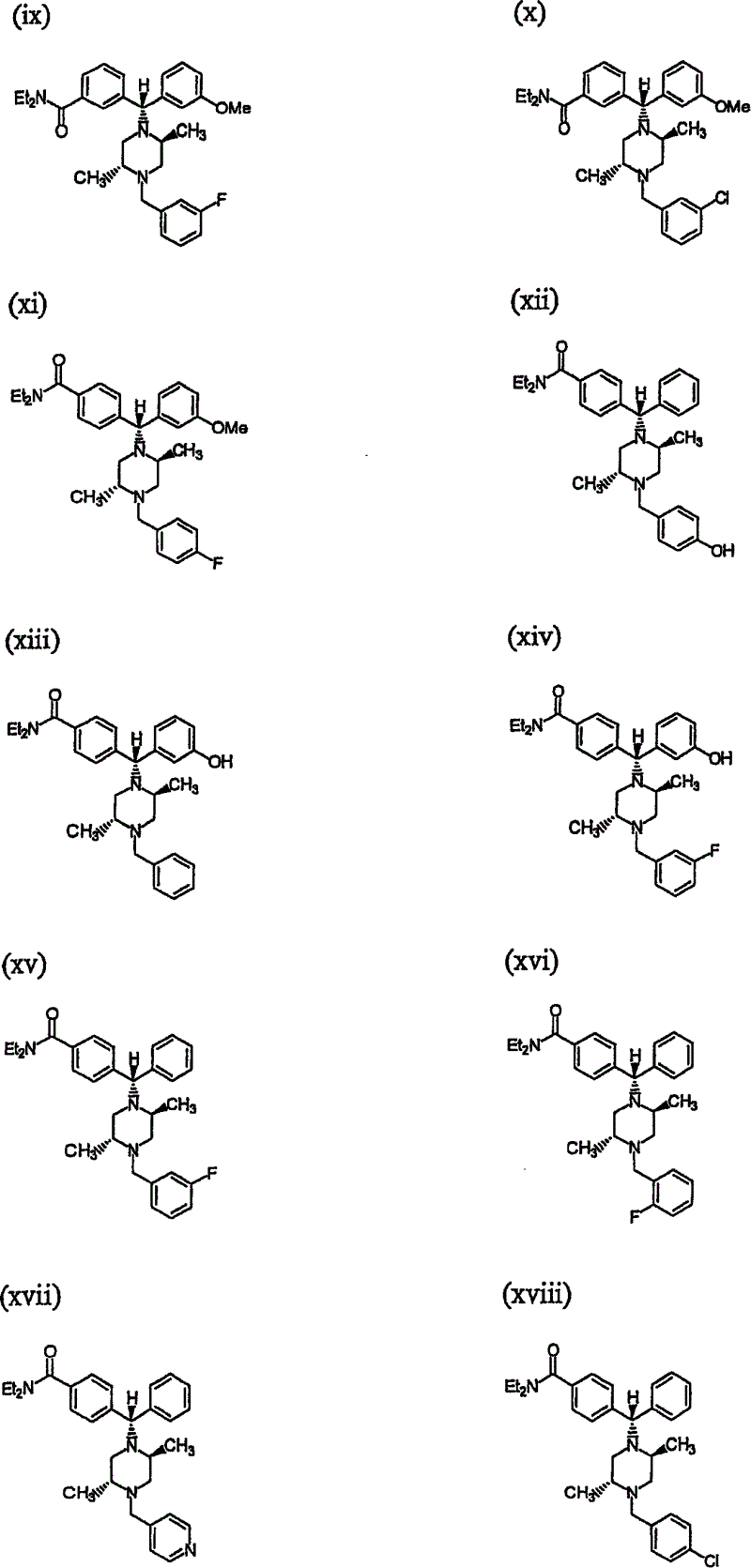 Method of treating depression with delta receptor agonist compounds