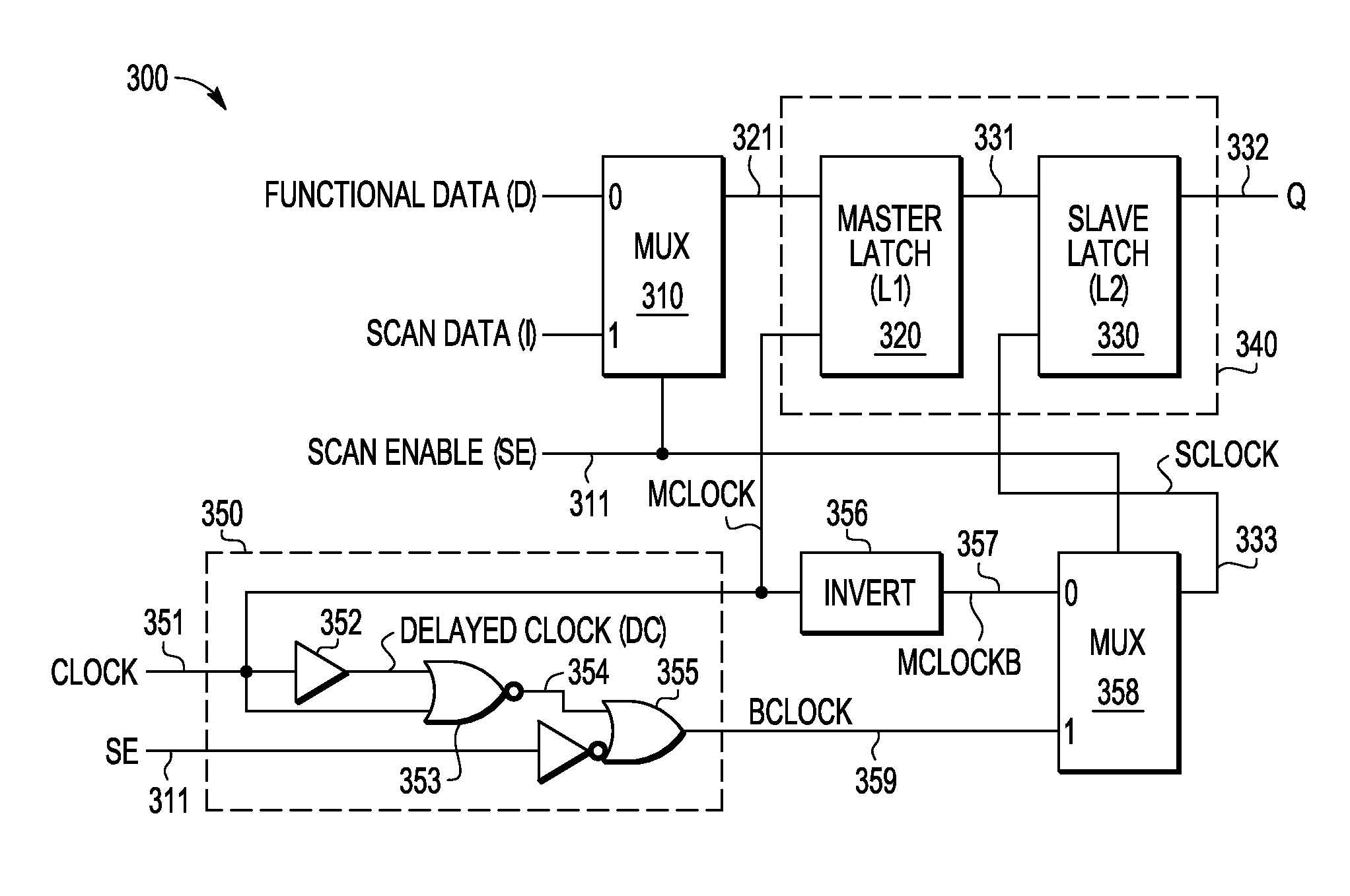 Data latch with structural hold