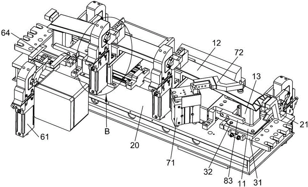 Welding tool of anti-collision beam and mounting plate