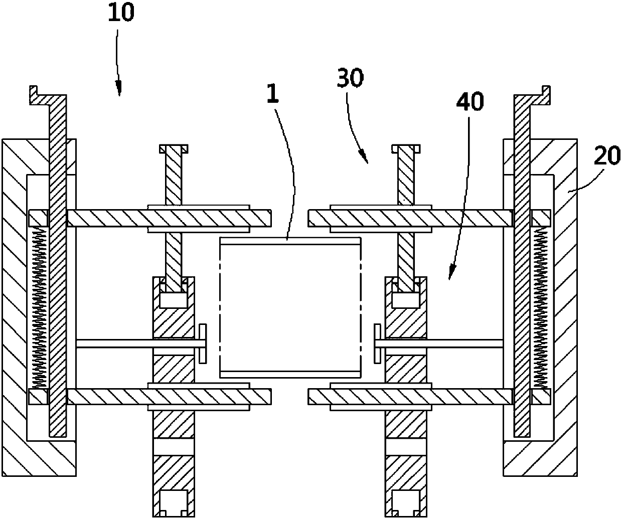 A guide belt of a cloth dryer with a deviation correcting device