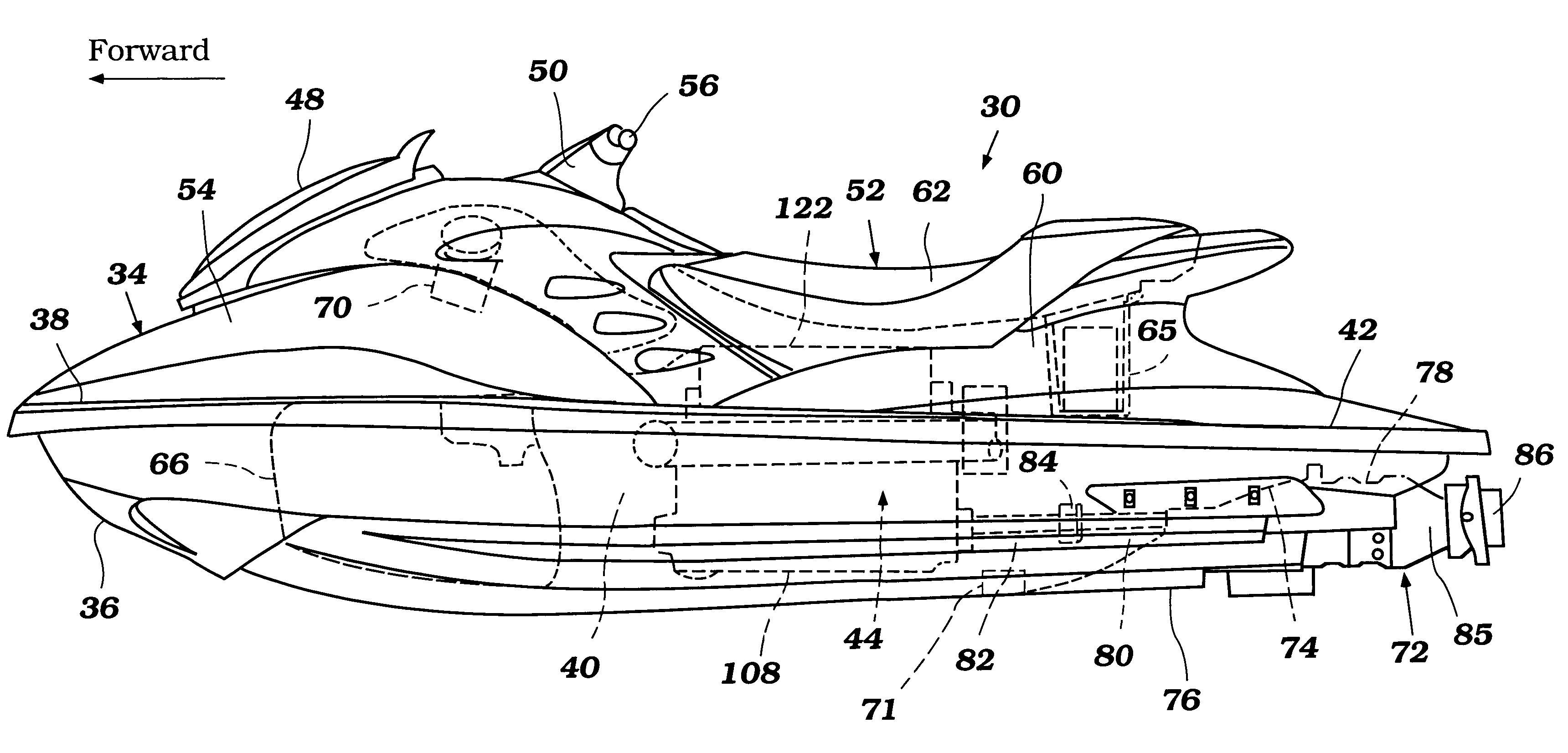 Control system for marine engine