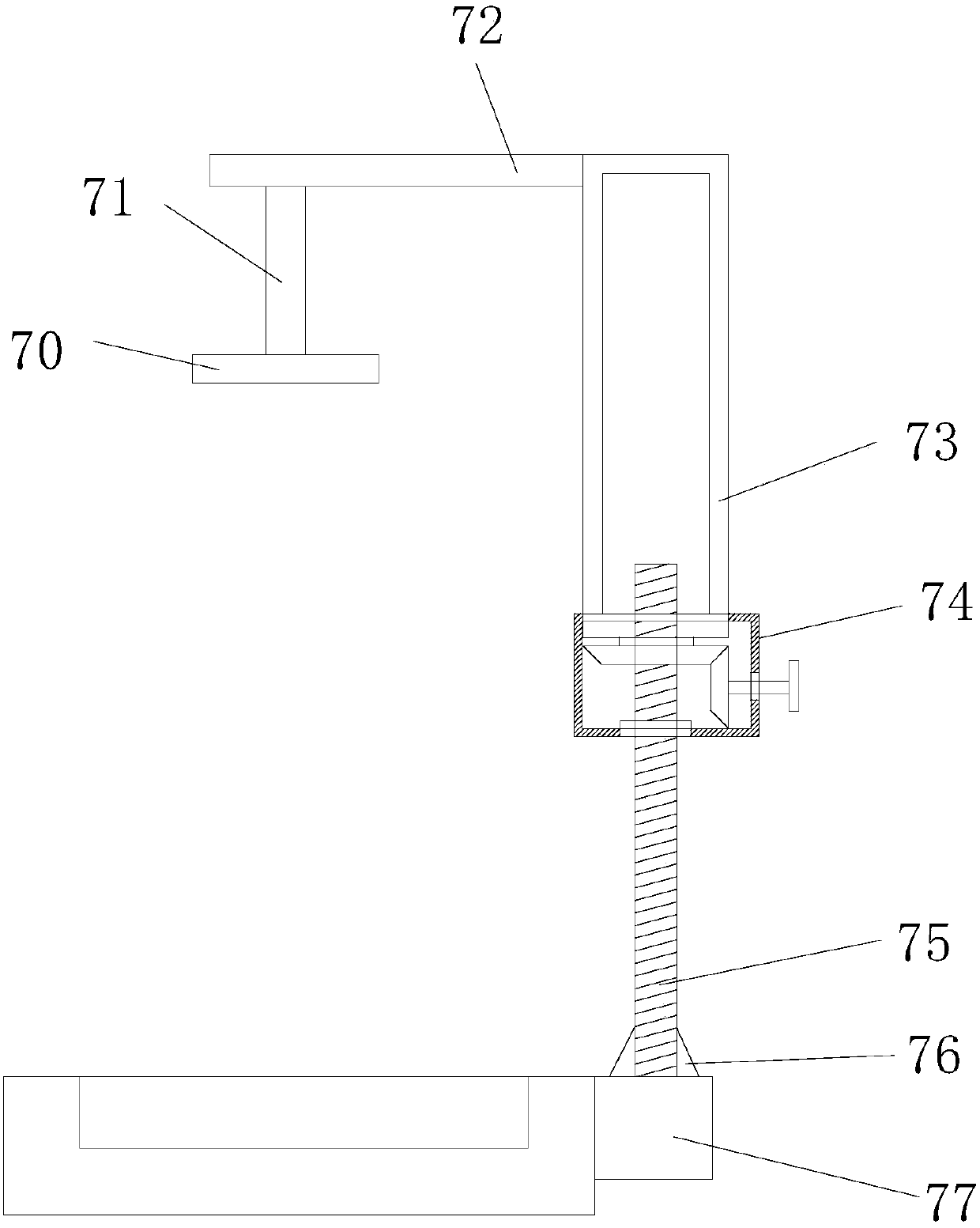 Power cable distribution box capable of realizing cable butt joint