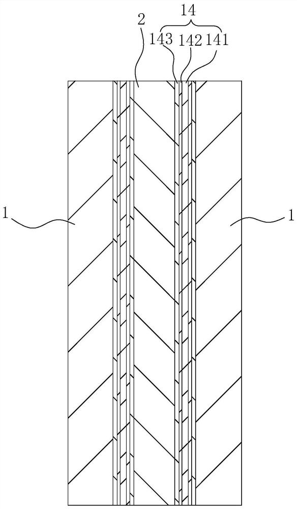 Air-cooled proton exchange membrane fuel cell metal bipolar plate and fuel cell thereof