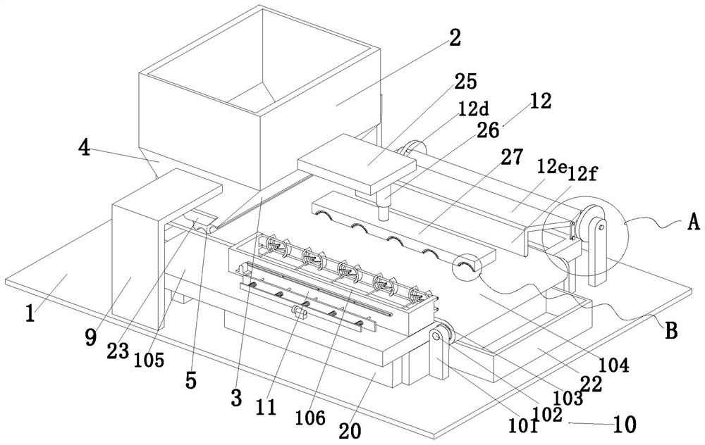 Separation, collection and treatment device for used medical syringes