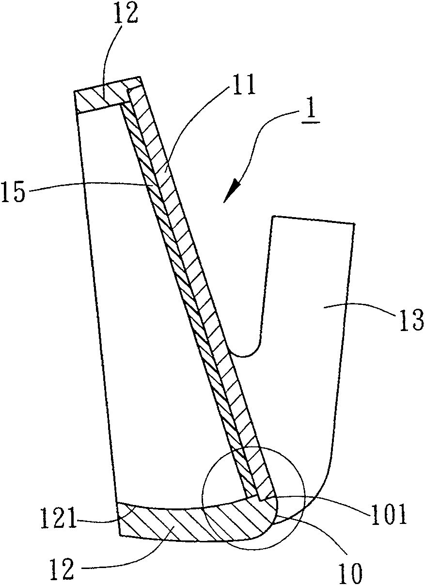 Structure of golf iron head