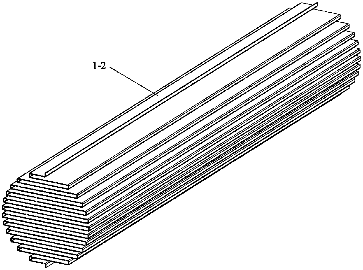 A plate heat exchanger with an insert support