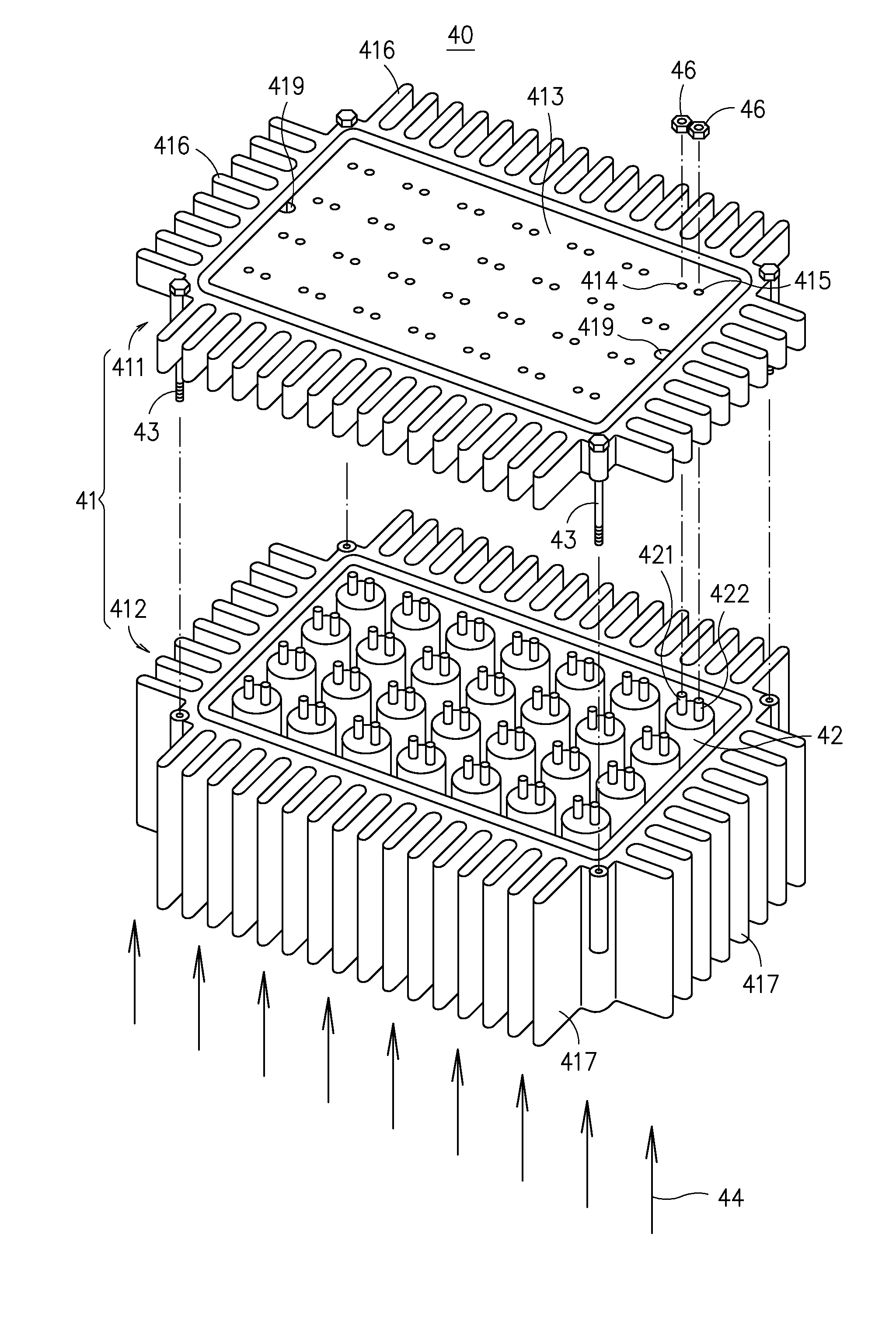 Battery Set with Heat Conducting Jelly