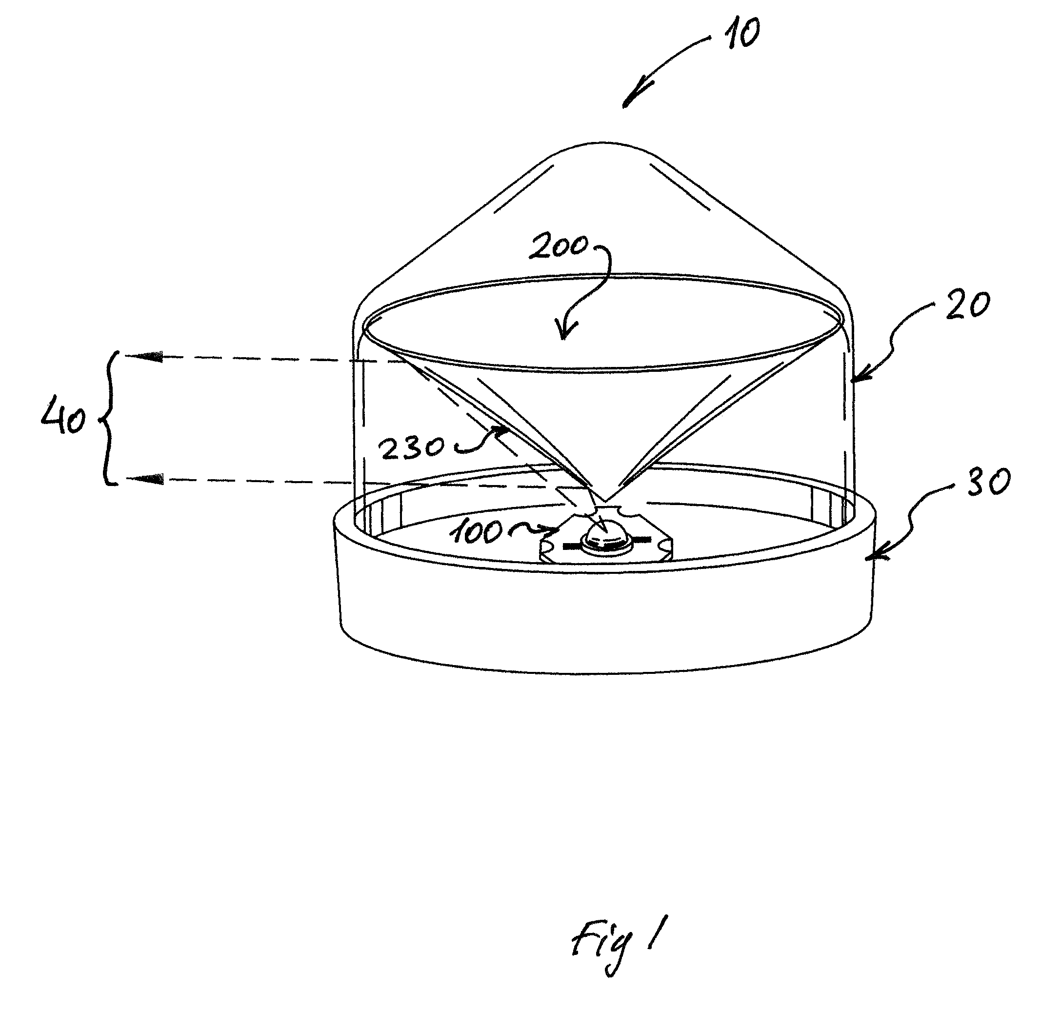 LED light module for omnidirectional luminaire