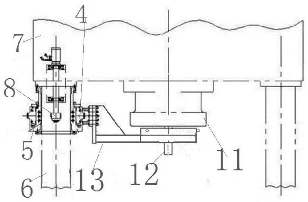 3000-ton oil press punching method