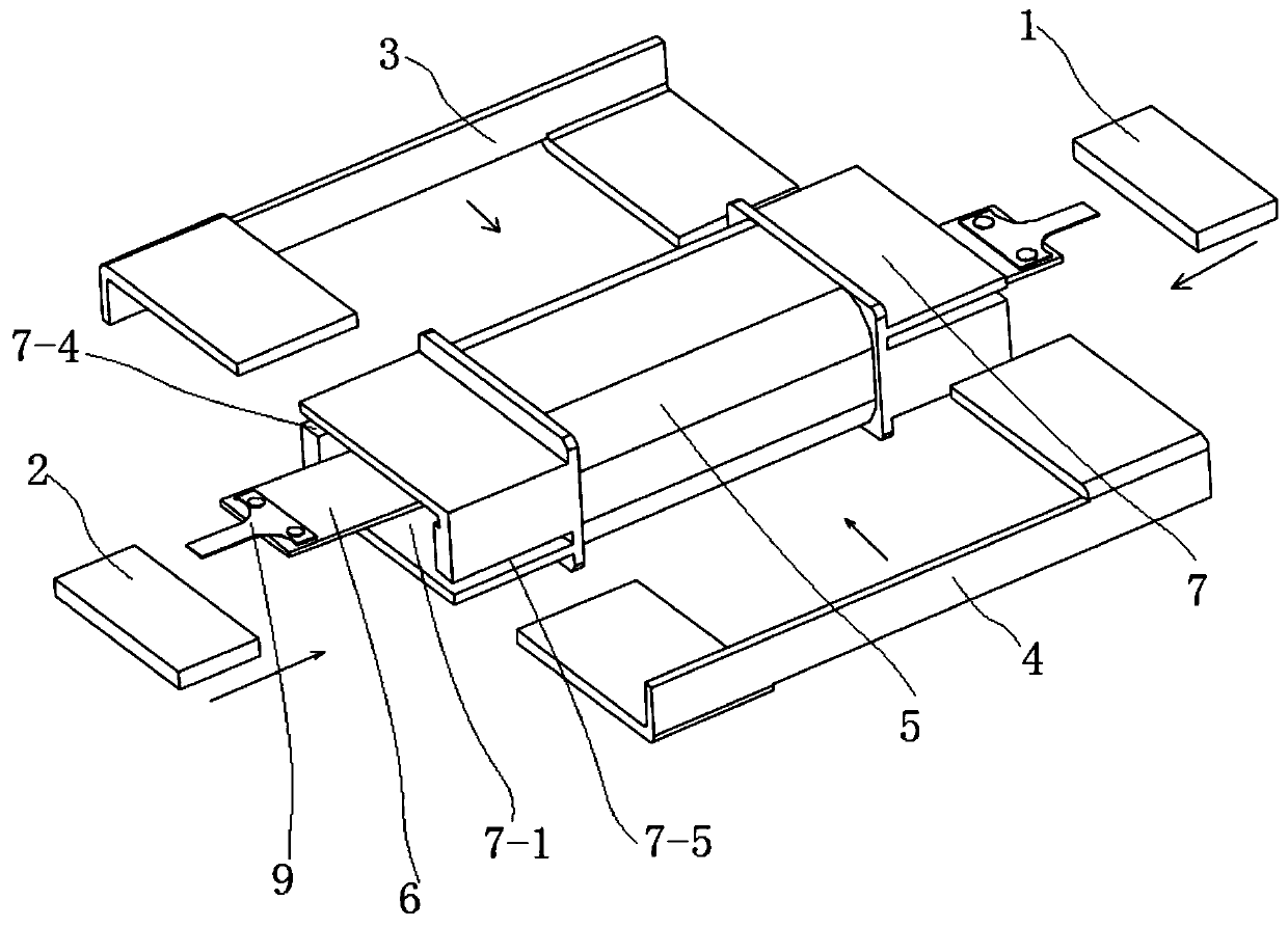 Independent double-magnet rocker type micro power generation device and wireless switch with power generation device